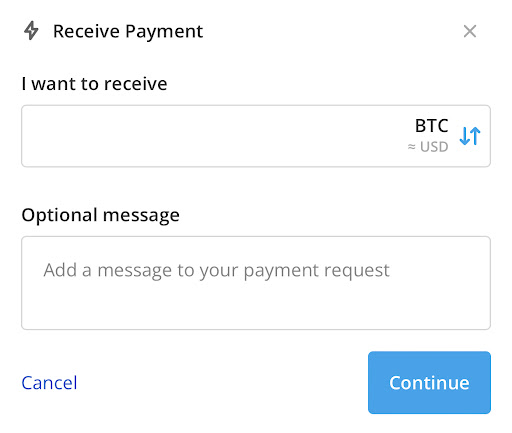 accept bitcoin payments via lightning network